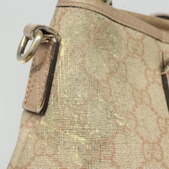 GUCCI GG Supreme Hand Bag PVC 2way Pink 353440 Auth BD1945 - Picture 9 of 16